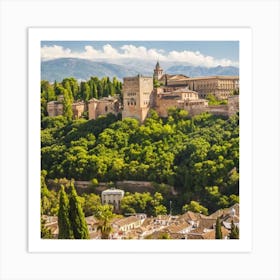 Granada Beautiful Sight Art Print