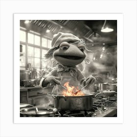 Muppets Cooking Art Print