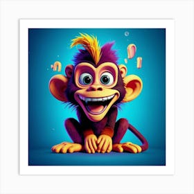 Monkey 1 Art Print