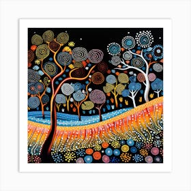 Aboriginal Art 7 Art Print