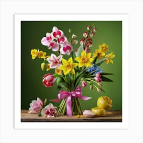 Bouquet Of Flowers 8 Art Print