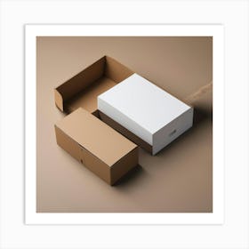 Cardboard Box Art Print