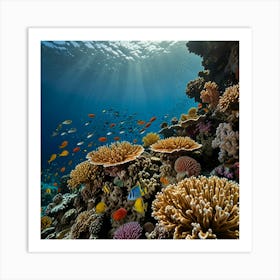 Coral Reef 1 Art Print