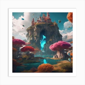 Fairytale Castle Art Print