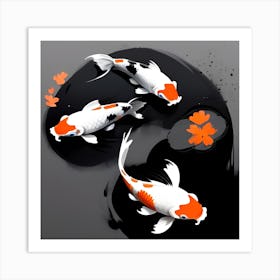 Koi Fish Art Print