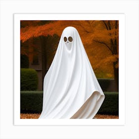 Ghost Statue 1 Art Print