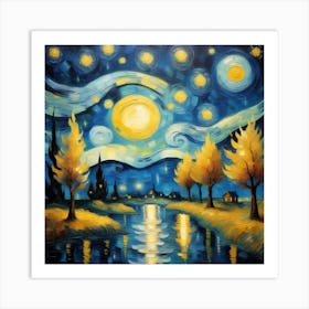 Starry Night Art Print