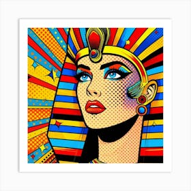 Pop Egyptian Heba Lumina Art Print