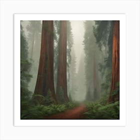 Redwood Forest 6 Art Print