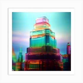 City Skyline Art Print