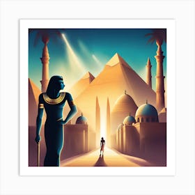 Egyptian Art Art Print