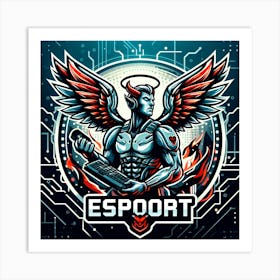 Esport Logo Art Print