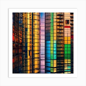 Shanghai Skyline Art Print