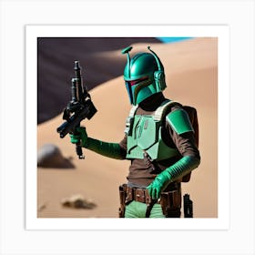 Star Wars Boba Fett 1 Art Print