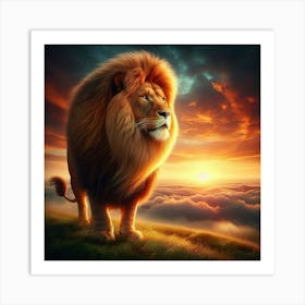 Lion 🦁 1 Art Print