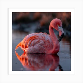 Flamingo 26 Art Print