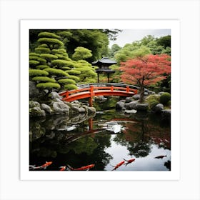 Kyoto Japanese Garden Art Print