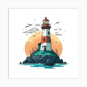 Lighthouse Art Print