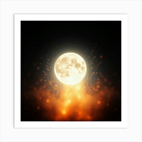 Full Moon 16 Art Print