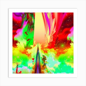 Psychedelic Painting Art Print