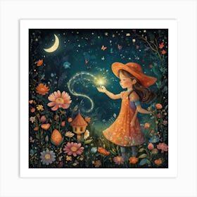 Fairy Garden 1 Art Print