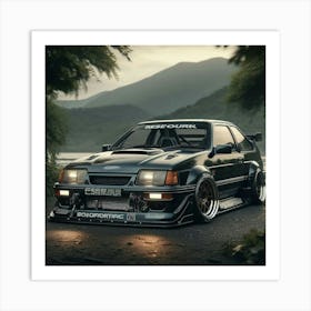 Ford Escort Gt Art Print