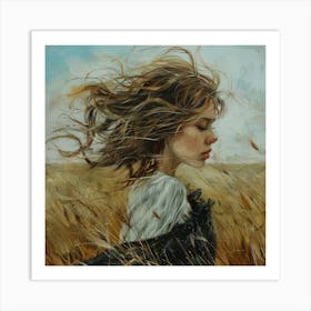 Wind In The Wheat Art Print