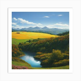 'Scotland' Art Print