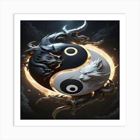 Yin And Yang 1 Art Print