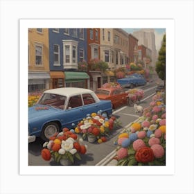 San Francisco Street Scene Art Print