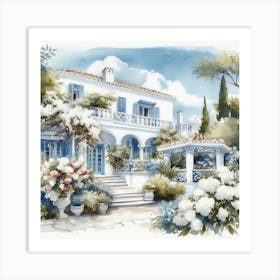 Villa Art Print