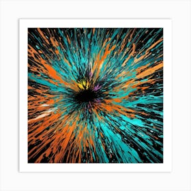 Abstract Painting 608 Art Print