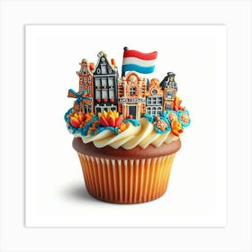 Amsterdam Cupcake 1 Art Print