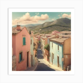 Street In France Art Print