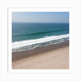 Aerial View Of A Beach 25 Art Print