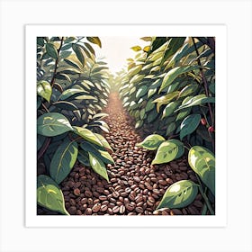 Coffee Beans 11 Art Print