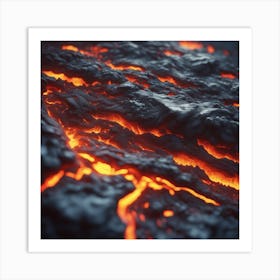 Lava Flow 28 Art Print