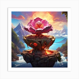 Flower Of The Gods Art Print