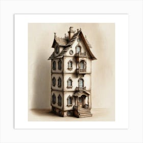 Ghoulish House Art Print