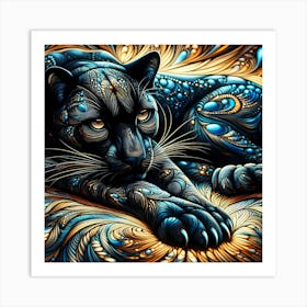 Creative Wild Animal Representation 32 Art Print