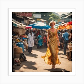 Princess Diana in Arusha Art Print