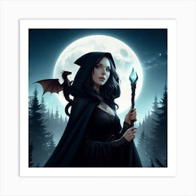 Dark Witch Art Print