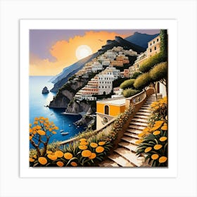 Positano Art Print