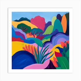 Abstract Park Collection Royal Botanic Gardens Sydney 2 Art Print