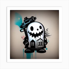 Ghost In The House Art Print