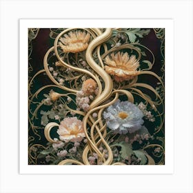 Flowers Of The Vine Art Print