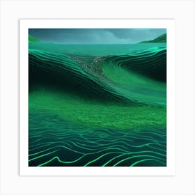 Ocean Wave Art Print