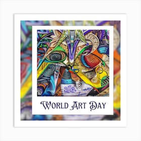 World art day Art Print