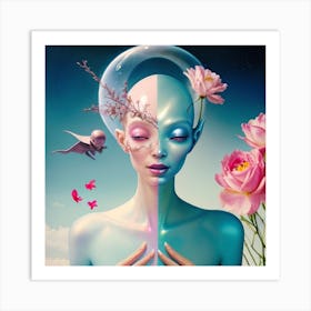 Alien Painting Art Print