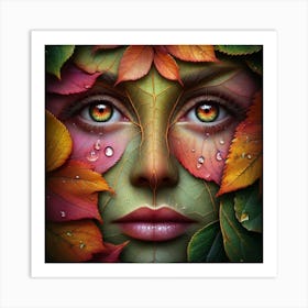 Inspired by Arcimboldo:Whispers of Nature Art Print